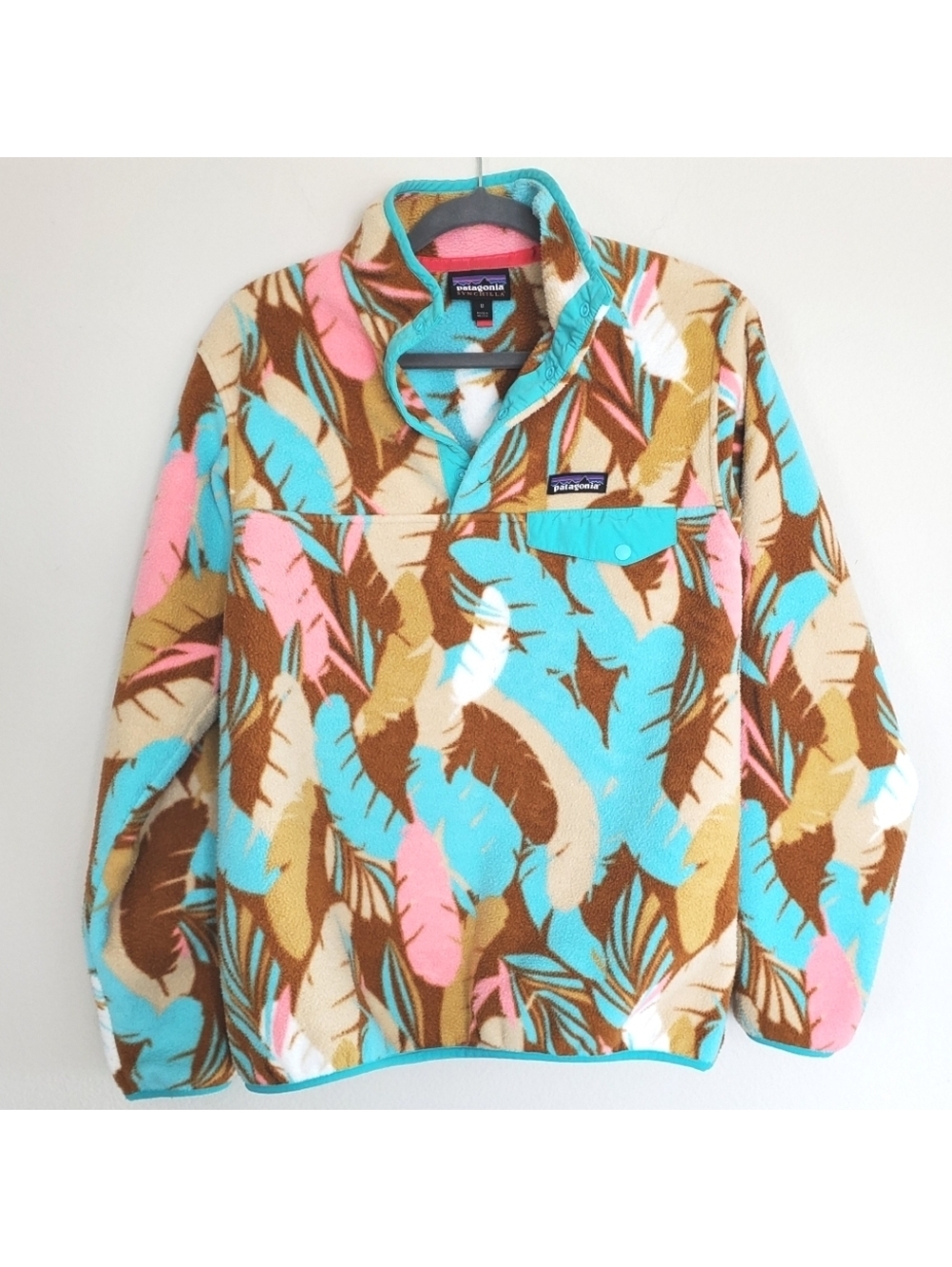 Patagonia Synchilla Snap T Fleece Feather Dance